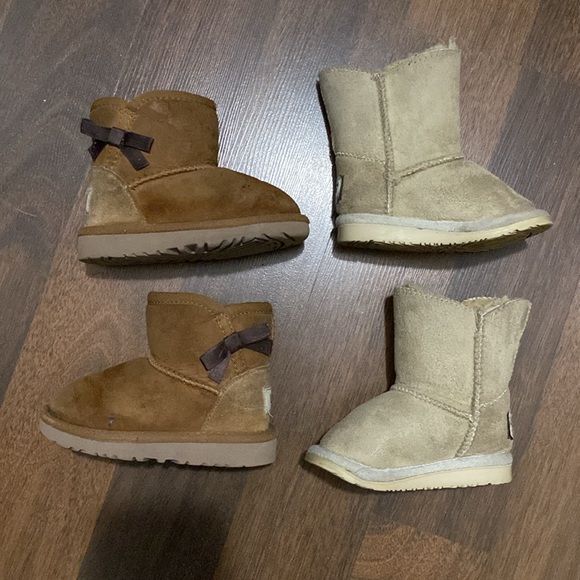 UGG Lot Iconic Baby Camel Tan Beige Booties - Picture 7 of 16